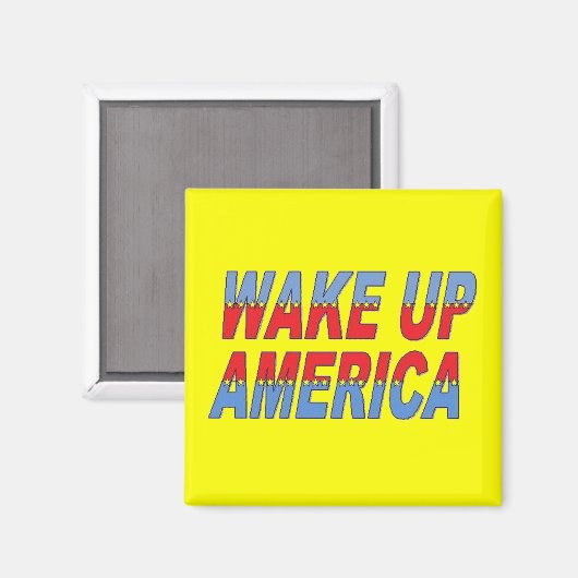 Wake up magnet magneet (Voorkant / Achterkant)