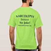 Wake Up Narcolepsy Mannen T-Shirt (Achterkant)