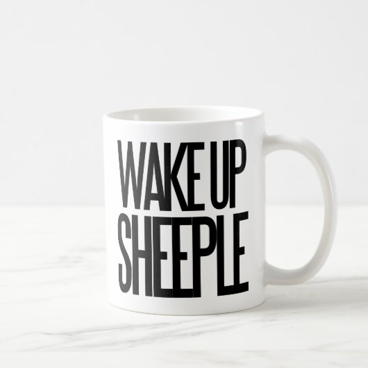 Wake up sheeple koffiemok (Rechts)
