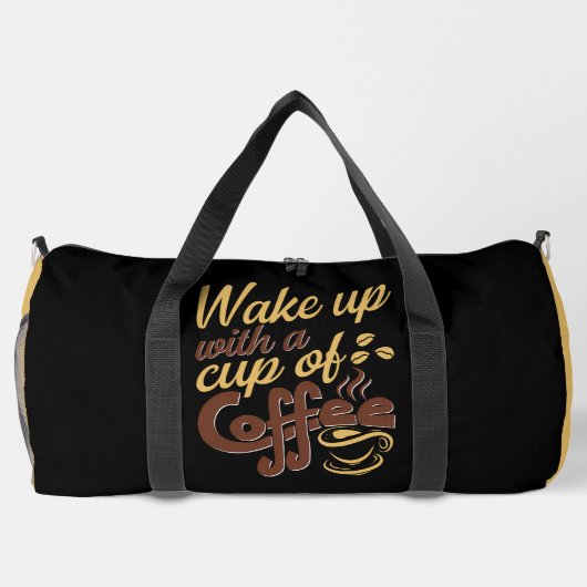 Wake Up With Coffee Graphic  Plunjezak (Achterkant)