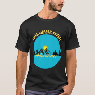 Wake Wander Repeat – Avonturen T-shirt