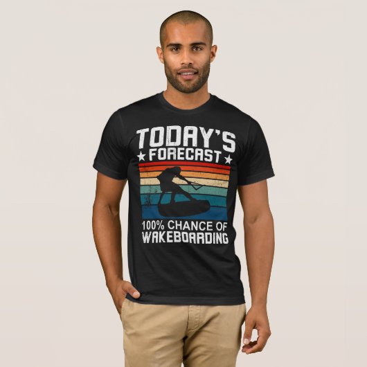 Wakeboard and Wakeboarding Forecast T-shirt (Voorkant volledig)
