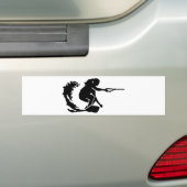 Wakeboard Bumpersticker (Op auto)