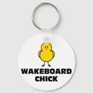 Wakeboard Chick Sleutelhanger