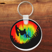 Wakeboard de Wakeboarder Sleutelhanger (Voorkant)