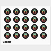 Wakeboard No Rope No Problem Retro Wakeboarder Ronde Sticker (Vel)