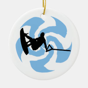 WAKEBOARD THONDER BROUGHT KERAMISCH ORNAMENT