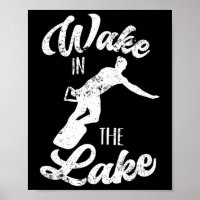 Wakeboard Wake in het meer Wakeboarding Boating Su