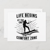 Wakeboard | Zee van Waterski Wakeboard Briefkaart (Voorkant / Achterkant)