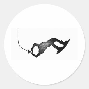 WAKEBOARDCRAQUE RONDE STICKER