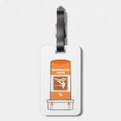 Wakeboarden is mijn medicijn bagagelabel (Achterkant verticaal)