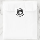 Wakeboarder No Rope No Problem Wake Wakeboarder Vierkante Sticker (Tas)