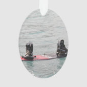 Wakeboarder Ornament (achterkant)
