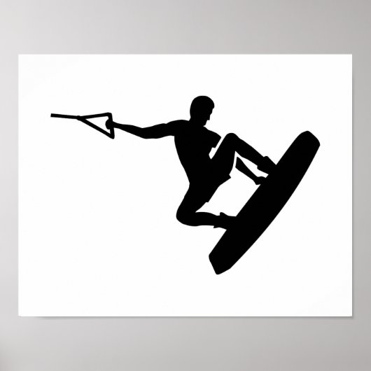 Wakeboarder Poster (Voorkant)