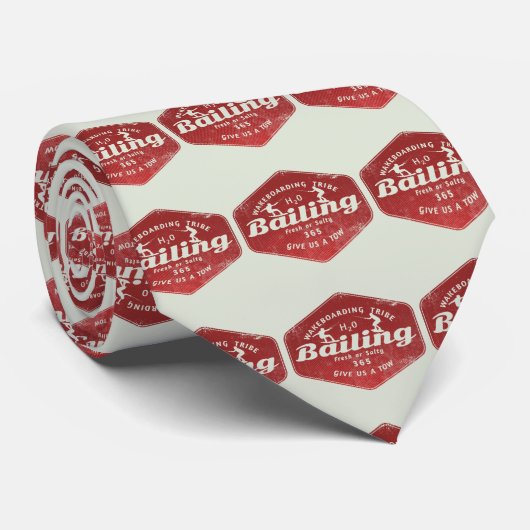 Wakeboarder Stropdas (Opgerold)