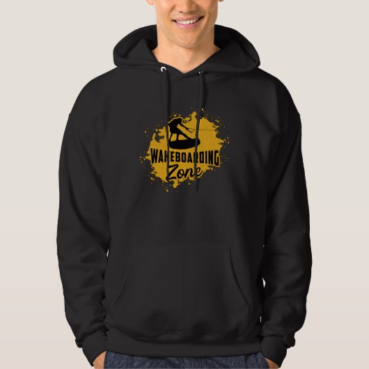 Wakeboarder Wakeboard - Wake Cable Wakeboarder Hoodie (Voorkant)