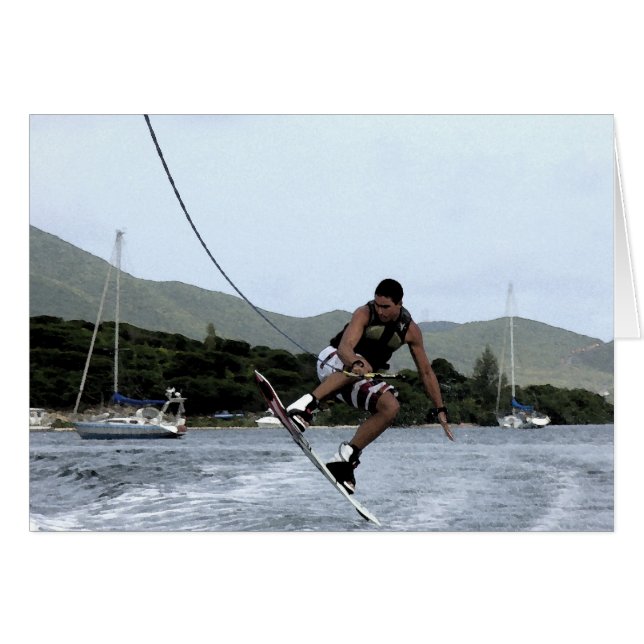 Wakeboarding (Voorkant Horizontaal)
