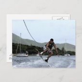 Wakeboarding Briefkaart (Voorkant / Achterkant)