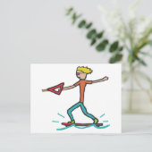 Wakeboarding Briefkaart (Staand voorkant)