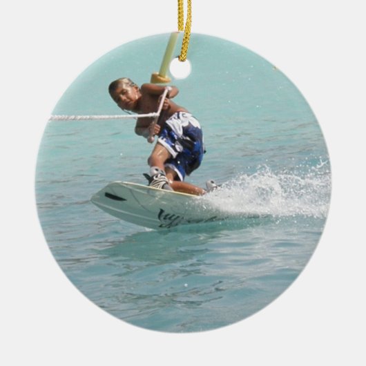 Wakeboarding Draai ORnament (Voorkant)