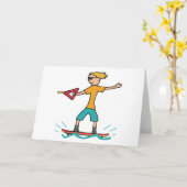 Wakeboarding Kaart (Gele Bloem)