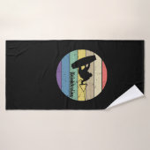 Wakeboarding Retro Badhanddoek (Badhanddoek)