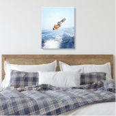 Wakeboarding Stunt Canvas Afdruk (Insitu (Slaapkamer))