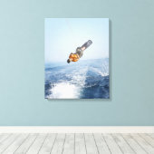 Wakeboarding Stunt Canvas Afdruk (Insitu (Houten vloer))