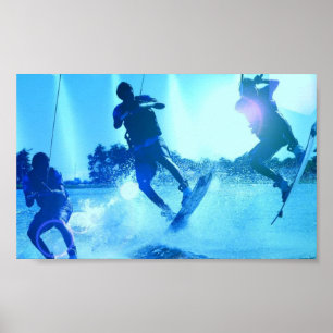 Wakeboarding Trio-Posters Poster