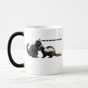 WAKEER OP EN RUIK DE KOFFIE MAGISCHE MOK