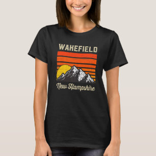 Wakefield New Hampshire Hometown City State Retro T-shirt