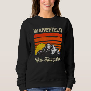 Wakefield New Hampshire Hometown City State Retro Trui