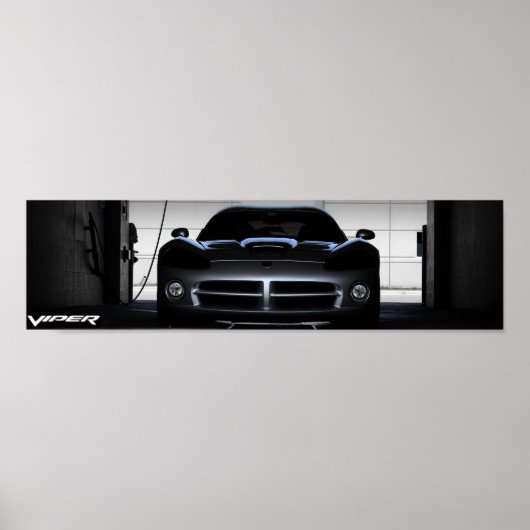 Waken op het beest - Dodge Viper SRT10 Poster (Voorkant)