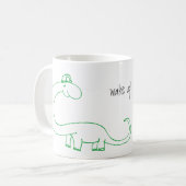 Wakeupasaurus Koffiemok (Voorkant links)