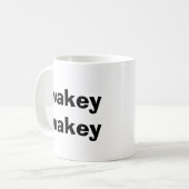WAKEY WAKEY CAFÉ MUG (Devant gauche)