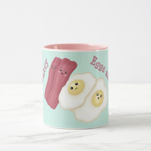 Wakey, wakey-eieren en bakey mok (Midden)
