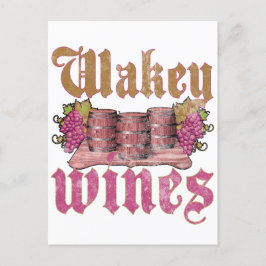 Wakey Wines Briefkaart