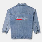 Waking Text Denim Jacket (Achterkant)