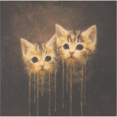 Waking Wain — Gothic Fine Art Sticker (Voorkant)