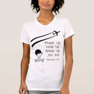 Wakker opkijken spreekt me op voor me Chemtrails d T-shirt