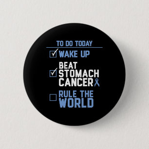 Wakker worden Beat Maag Kanker Regel de Wereld Ronde Button 5,7 Cm