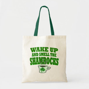 Wakker worden en de Shamrock Canvas tas ruiken