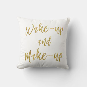 Wakker worden en een Inspirerend offerte maken Kussen