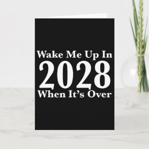 Wakker worden in 2028 als het voorbij is kaart