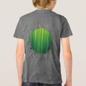 Wakker worden met de hartslag van het bos Tri-Blend shirt (Achterkant)