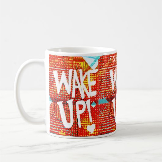 Wakker worden! Met Persoonlijk Bericht Koffiemok (Links)
