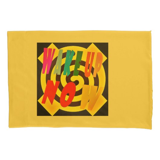 wakker worden nu zandige kussen kussensloop (Voorkant)