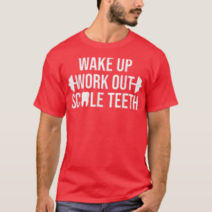Wakker worden op schaal Tandheelkundige hygiënist T-shirt