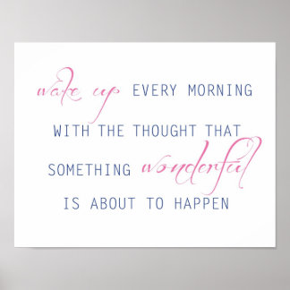 Wakker worden poster