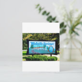 WAKULLA SPRINGS, FLORIDA BRIEFKAART (Staand voorkant)